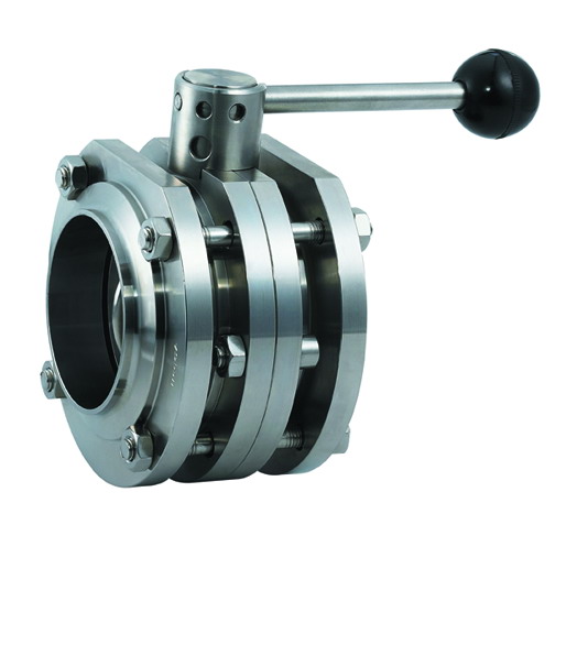 卫生法兰对夹蝶阀 