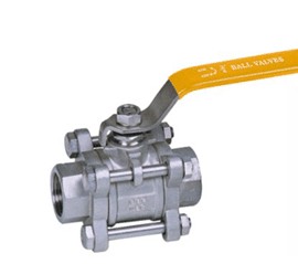 不锈钢三片球阀  